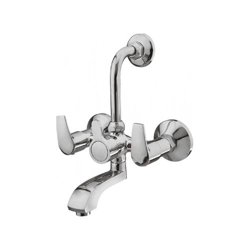 Wall Mixer With L-Bend Pipe Chrome