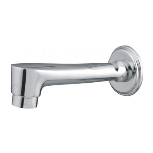 Wall Spout-Plain With Wall Flange Chrome