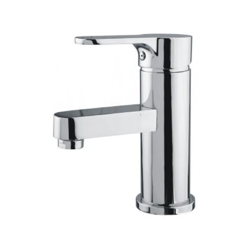 Single Lever Basin mixer with 600 mm long SS braided  hose  Chrome