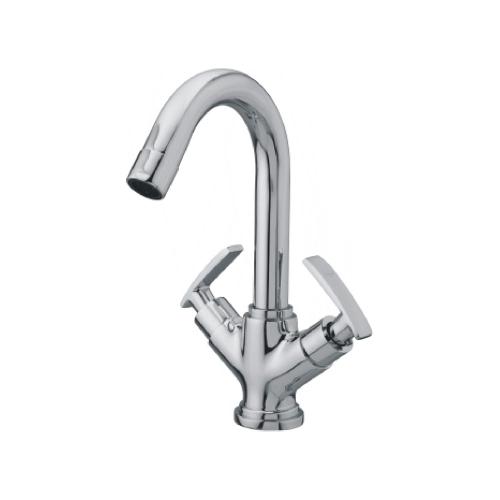 Centre Hole Basin Mixer Chrome