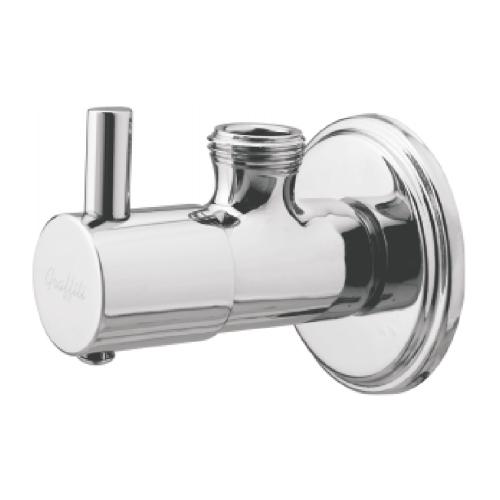 Universal Round Angle Valve without Flange Chrome