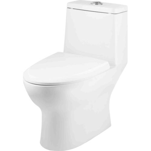  One Piece Closet ( Syphonic ) Dual Flush Fittings & Soft Closing Seat Cover White