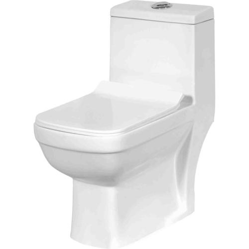 One Piece Closet ( Wash Down ) Dual Flush Fittings & Soft Closing Seat Cover White