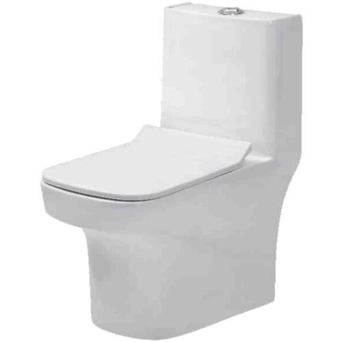 One Piece Closet ( Siphonic 6D ) Tornado Flush Fittings & Soft Closing Seat Cover White