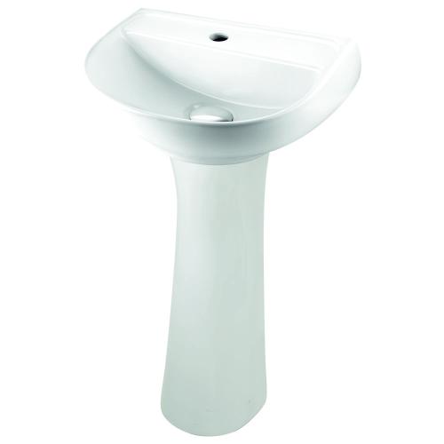 WASH BASIN WITH PEDESTAL White