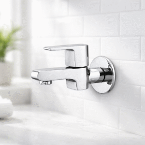 Bib Cock Short Body with Wall Flange