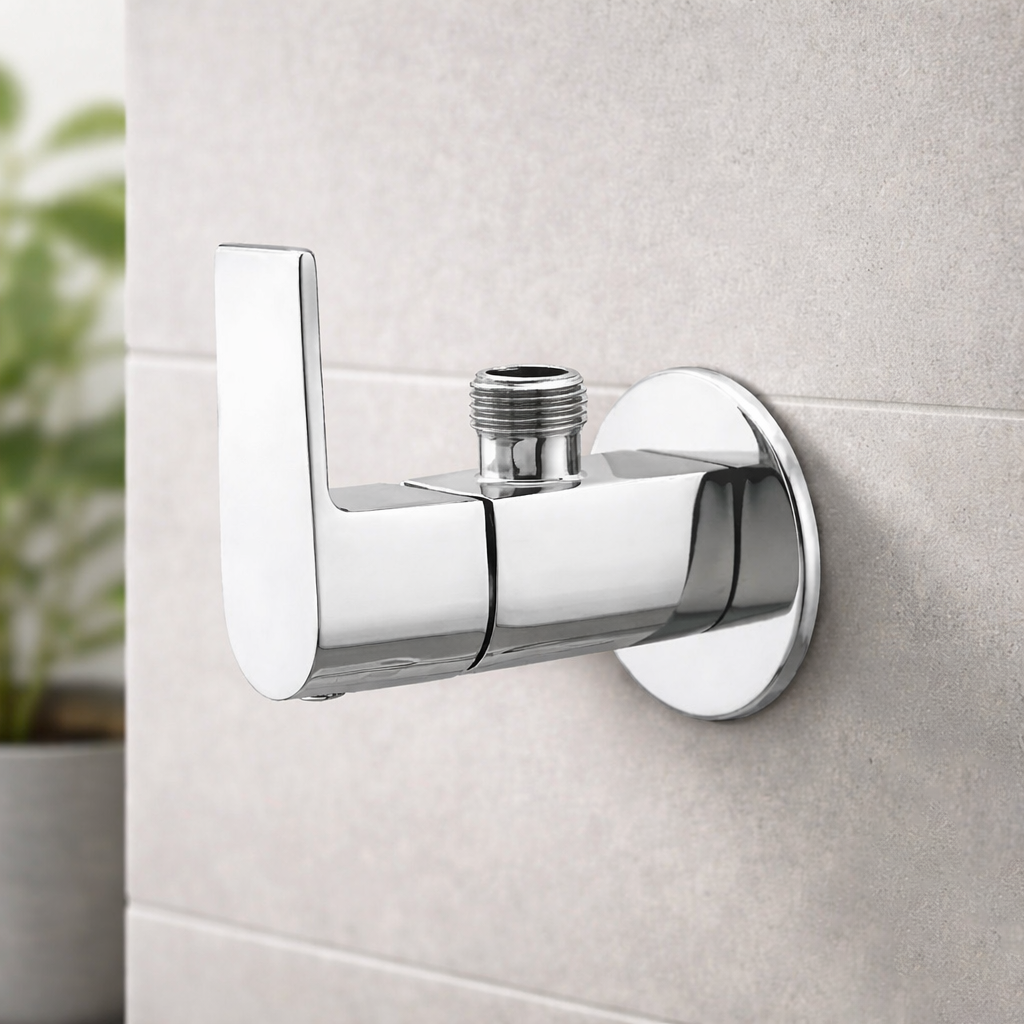 Angle Cock with Wall Flange