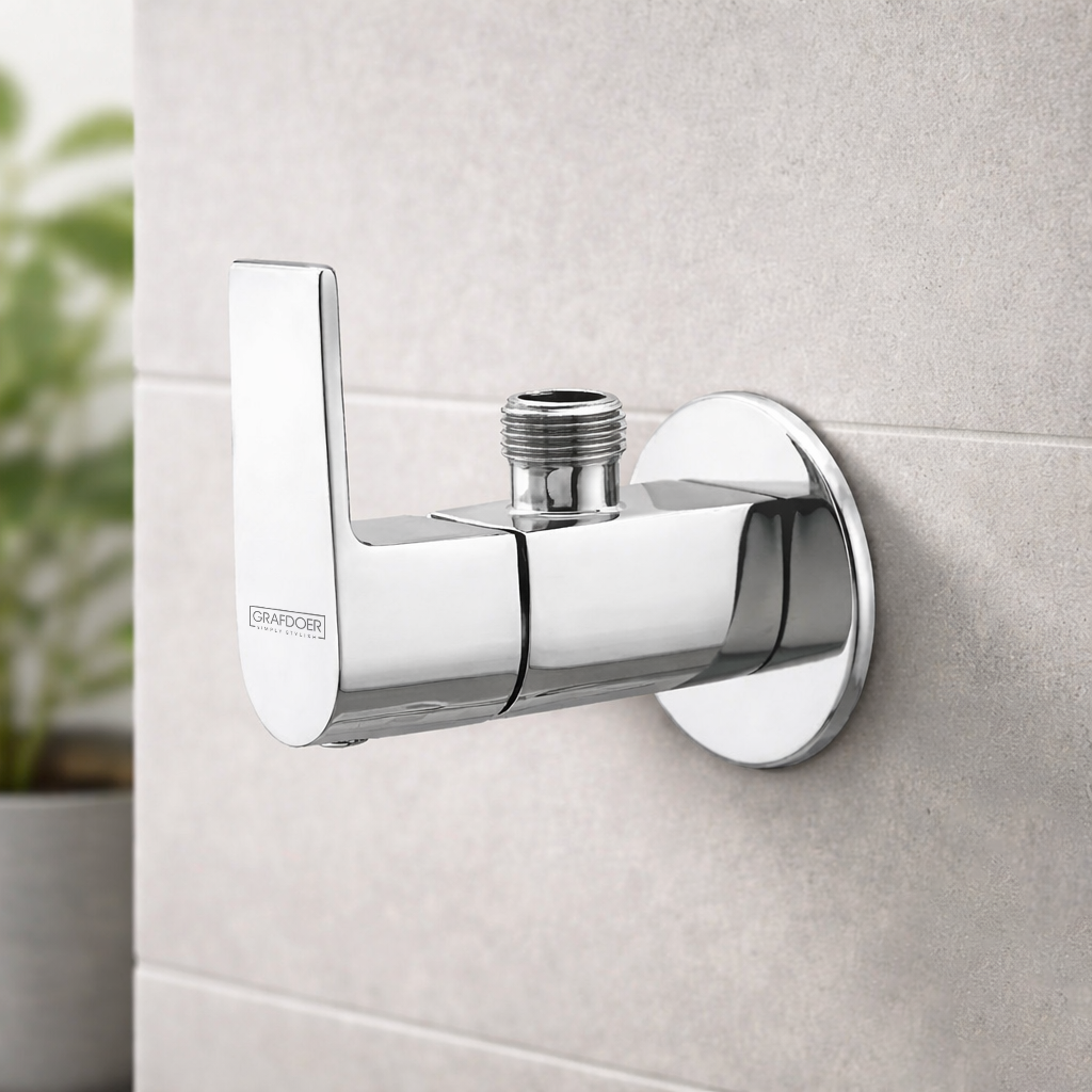 Angle Cock with Wall Flange