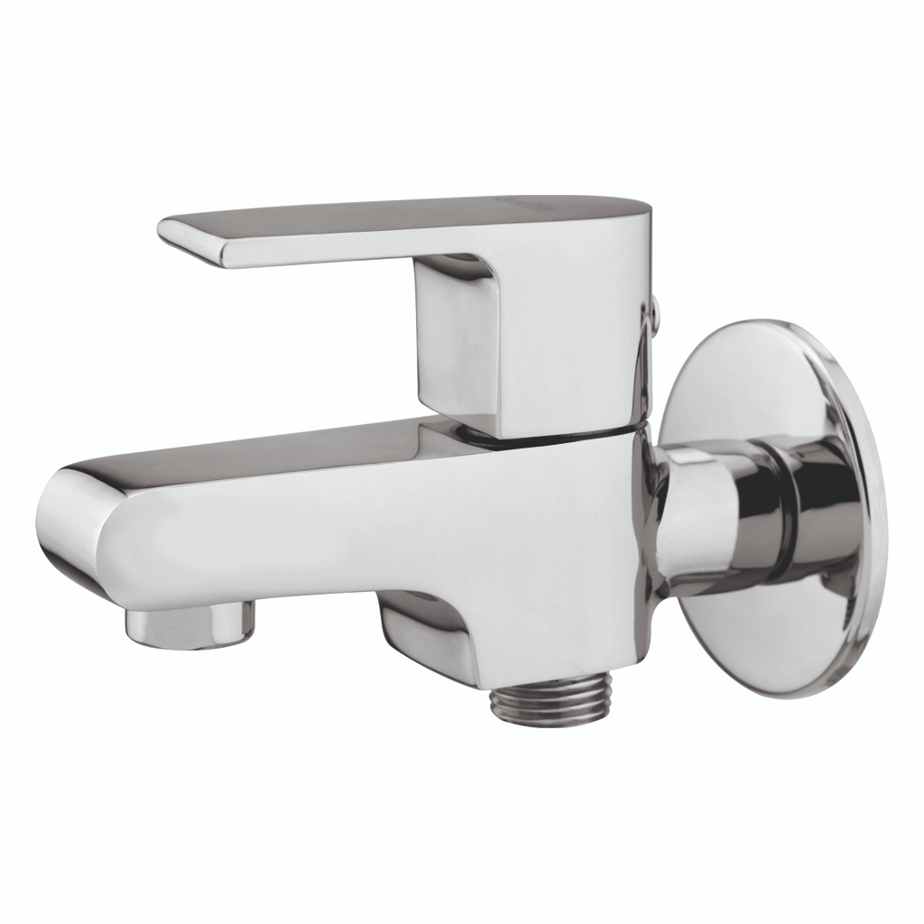 Ariq Two Way Bib Cock faucet tap – premium kitchen faucet by Grafdoer, chrome finish