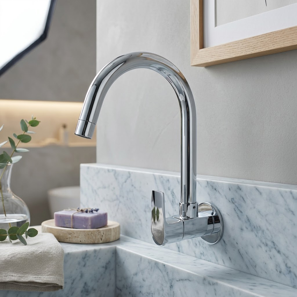 Sink Cock Swinging Spout