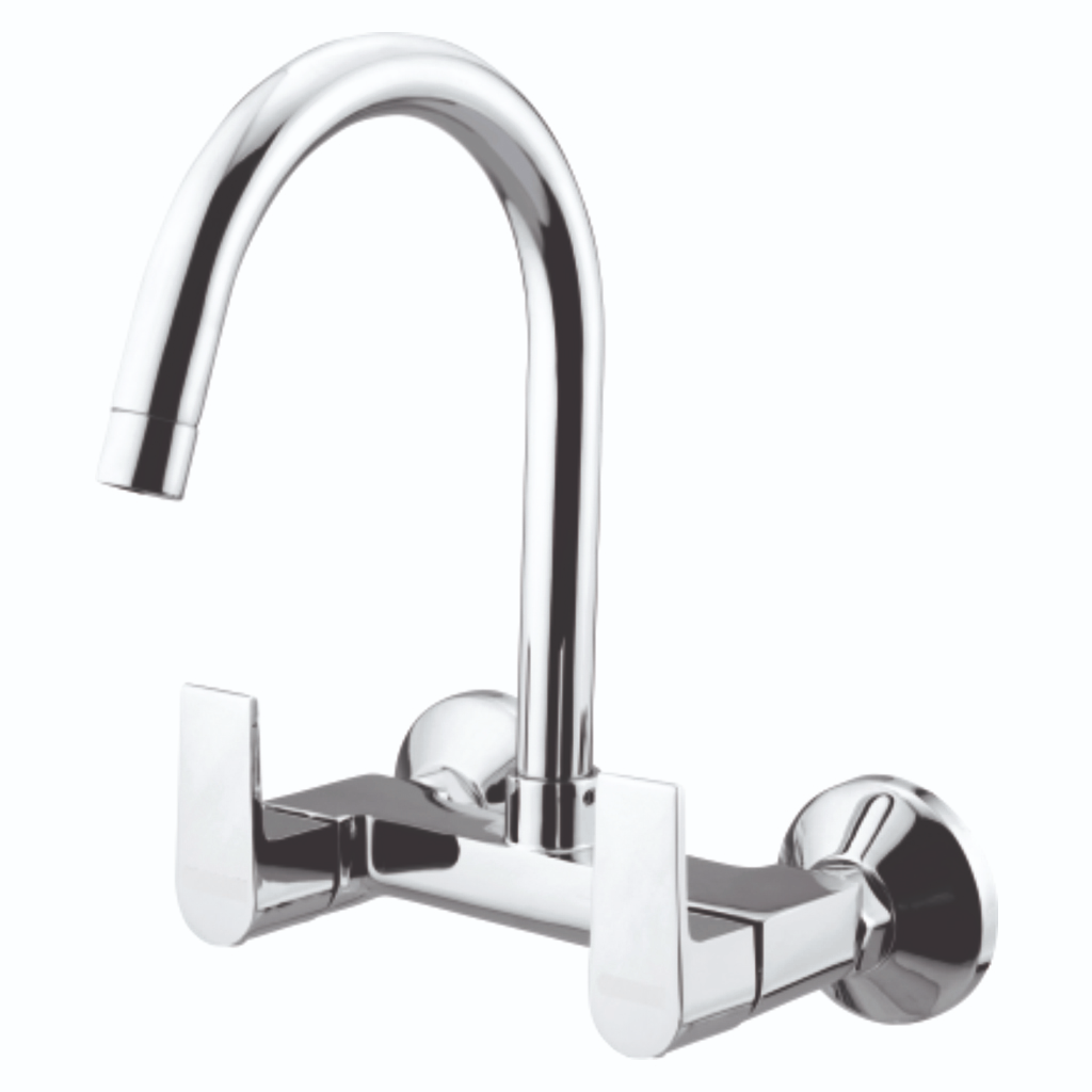 Grafdoer Ariq Sink Mixer Wall Mounted with Swinging Spout – modern, durable, and stylish faucet for kitchens and bathrooms