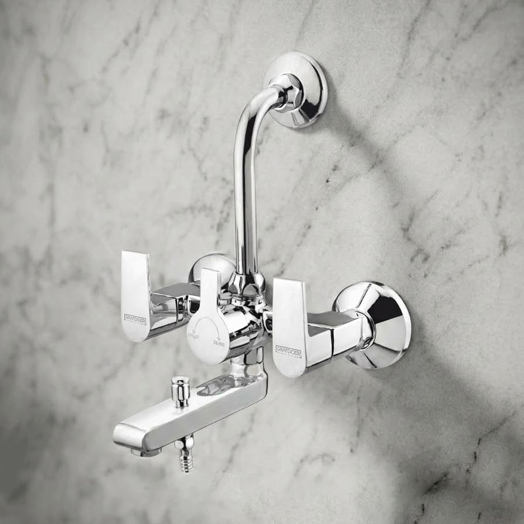 Wall Mixer Three in One with L-Bend