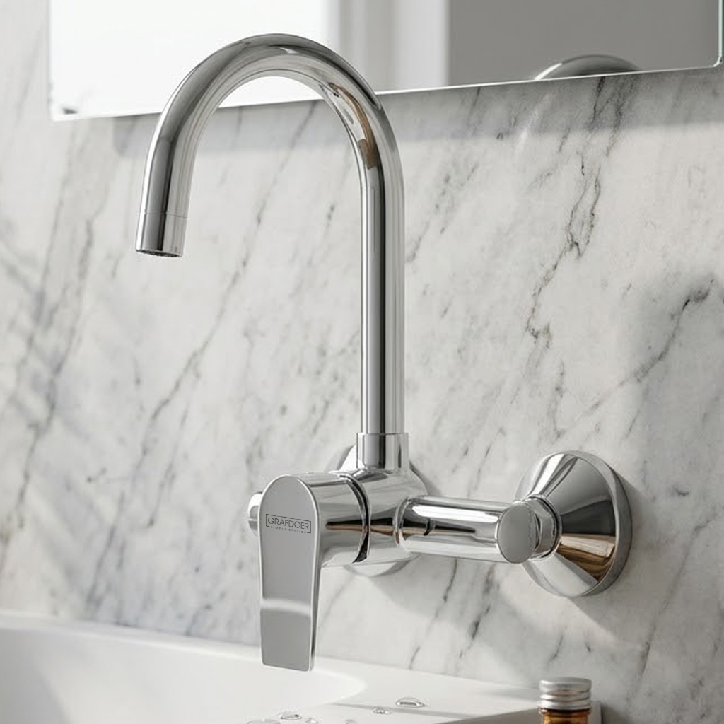 Single Lever Sink Mixer Wall Mounted