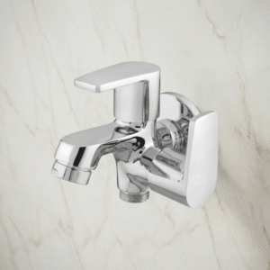 Two Way Bib Cock With Wall Flange