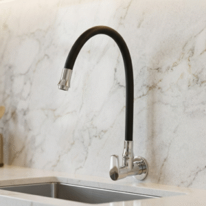 Flexi Sink Cock with Swinging Spout