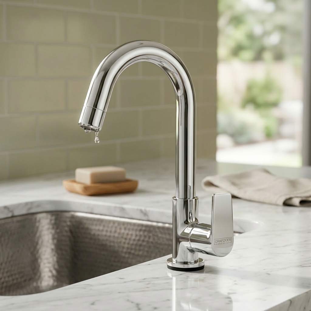 Swan Neck Pillar Cock with Swinging Spout