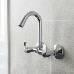 Sink Mixer Wall Mounted with Swinging Spout