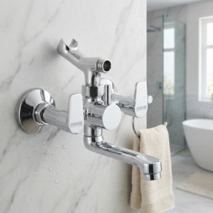 Wall Mixer Telephonic with Hand Shower