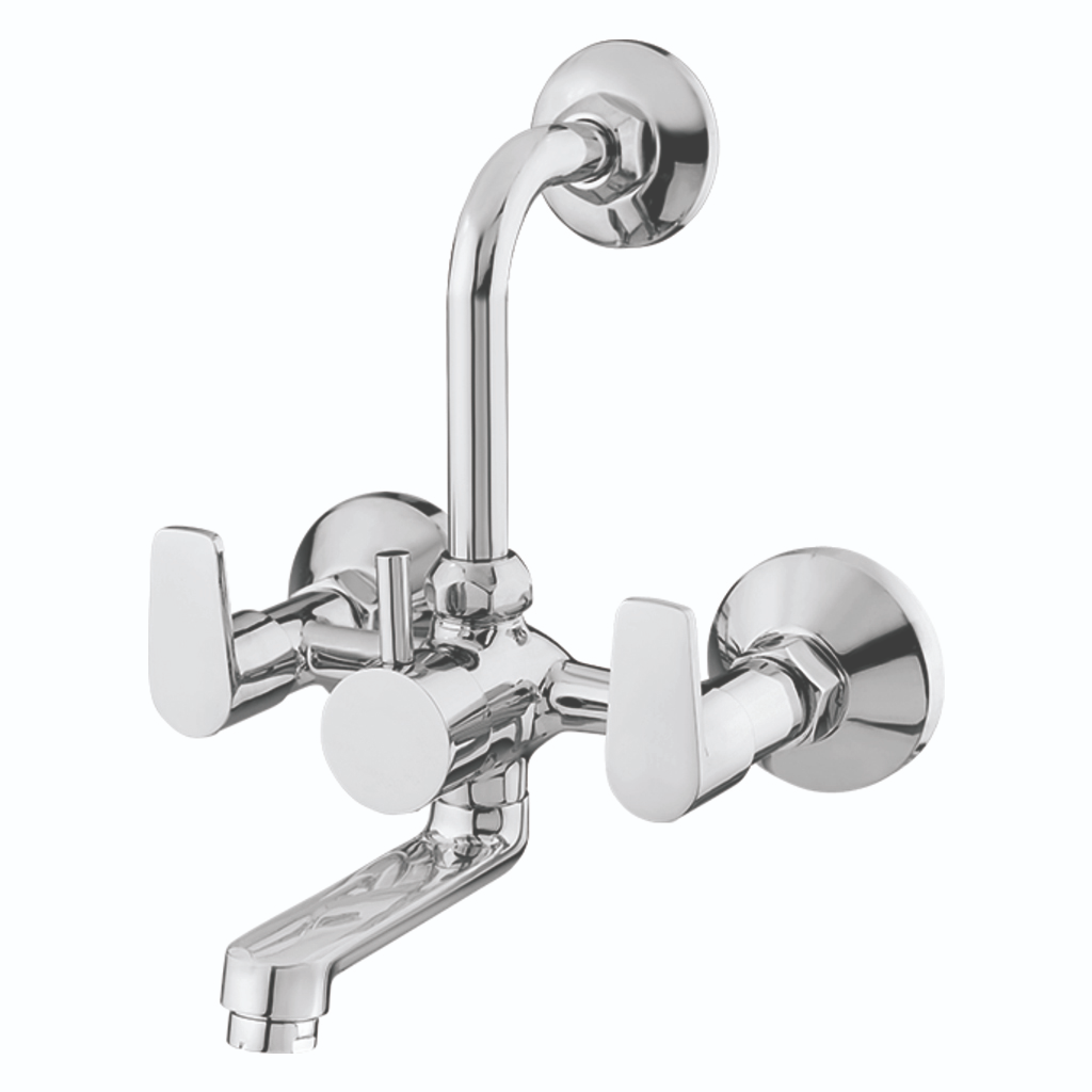 Wall Mixer with Provision for Overhead Shower