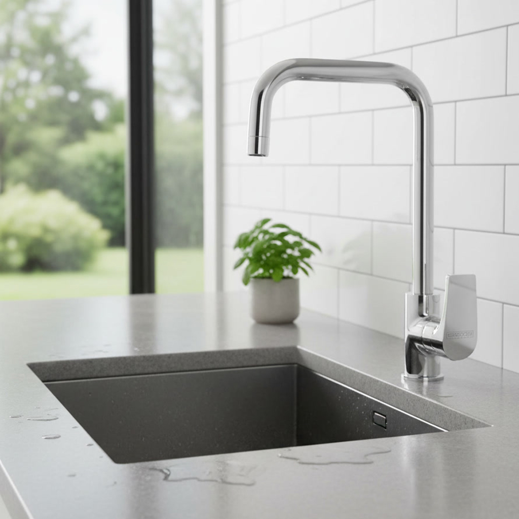 Sink Cock Table Mounted With Long Swinging