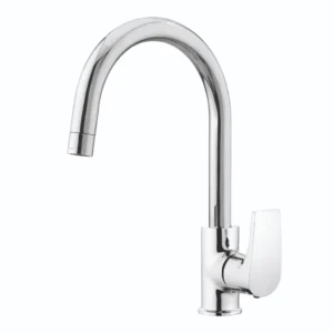 Sink Cock Table Mounted with Long Swinging Spout