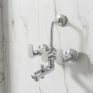 Wall Mixer Three in One with L-Bend for Overhead
