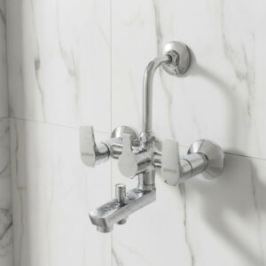 Wall Mixer Three in One with L-Bend for Overhead