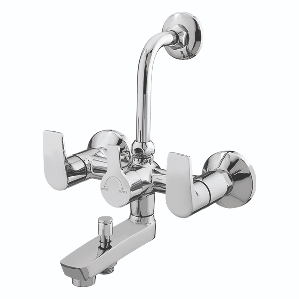 Wall Mixer Three in One with L-Bend for Overhead