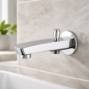 Wall Spout with Tip-Ton for Hand Shower