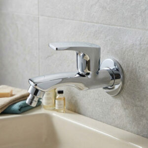 Washing Machine Bib Cock with Wall Flange