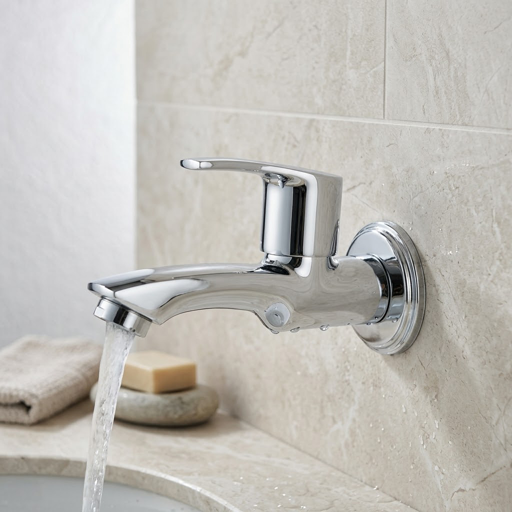 Bib Cock with Wall Flange - Image 2