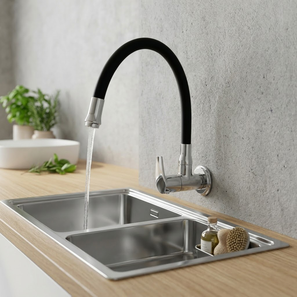 Flexi Sink Cock with Swinging Spout - Image 2