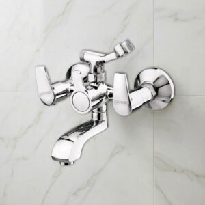 Wall Mixer Telephonic with Hand Shower