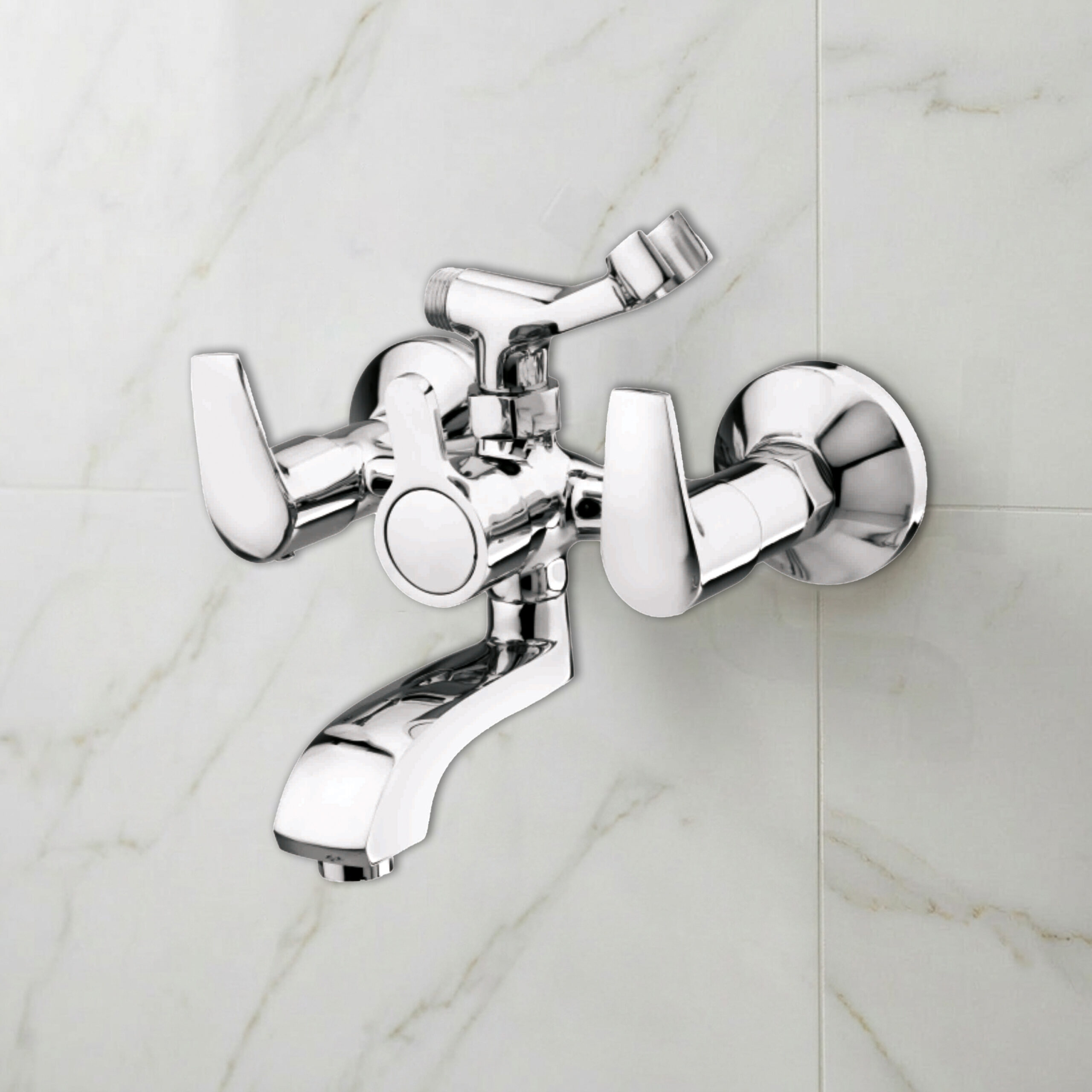 Wall Mixer Telephonic with Hand Shower - Image 2