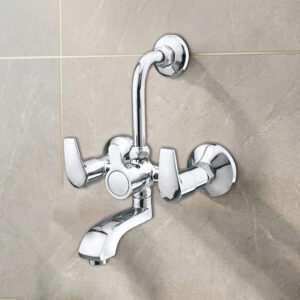 Wall Mixer with Provision for Overhead Shower