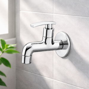 Bib Cock Short Body With Wall Flange