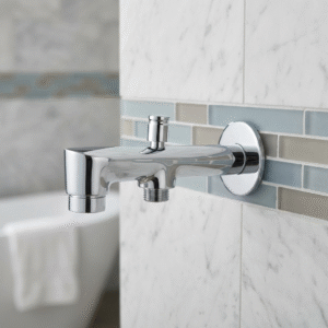 Wall Spout with Tip-Ton for Hand Shower