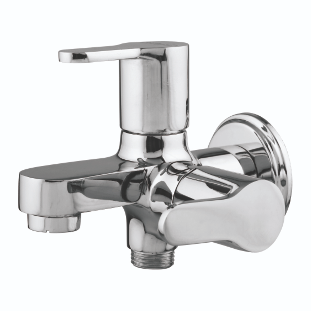 Two Way Bib Cock with Wall Flange