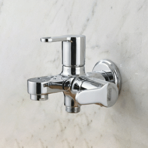 Two Way Bib Cock with Wall Flange