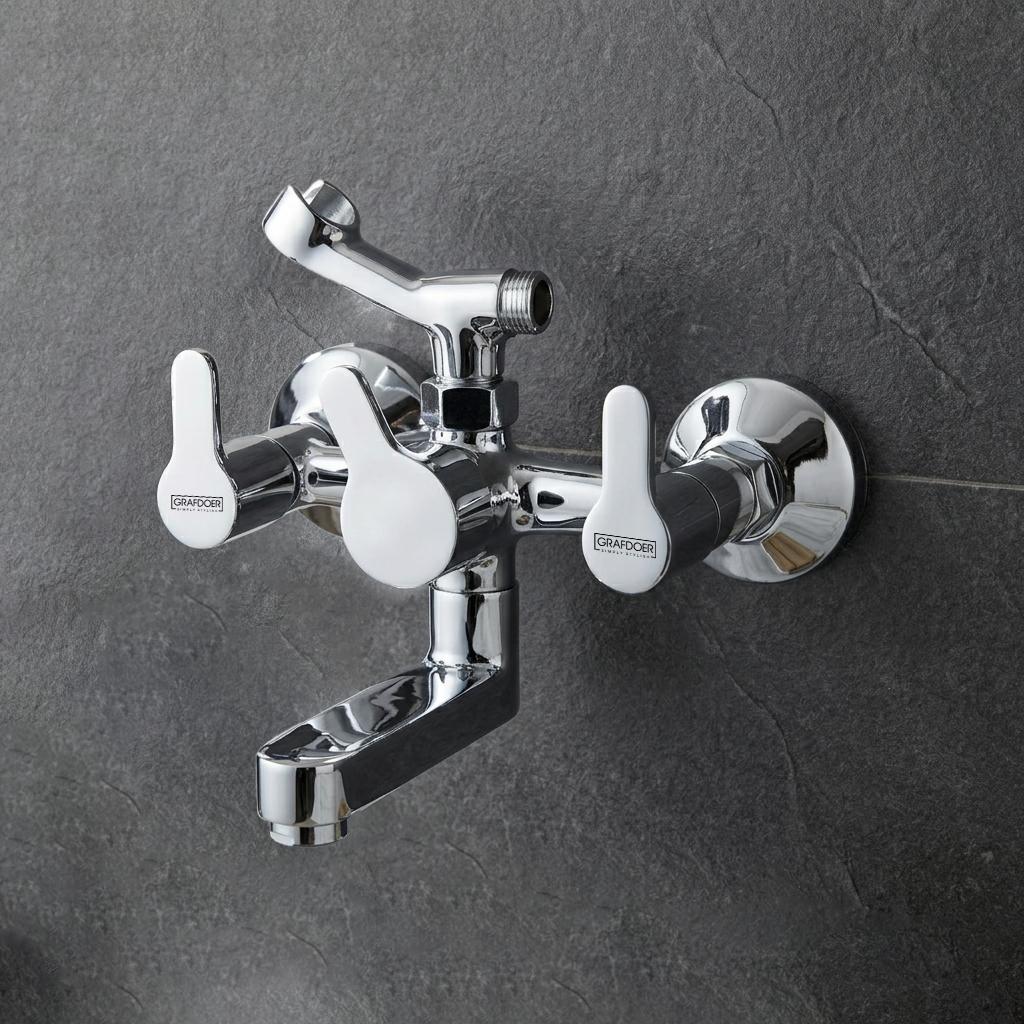 Wall Mixer Telephonic with Hand Arrangement