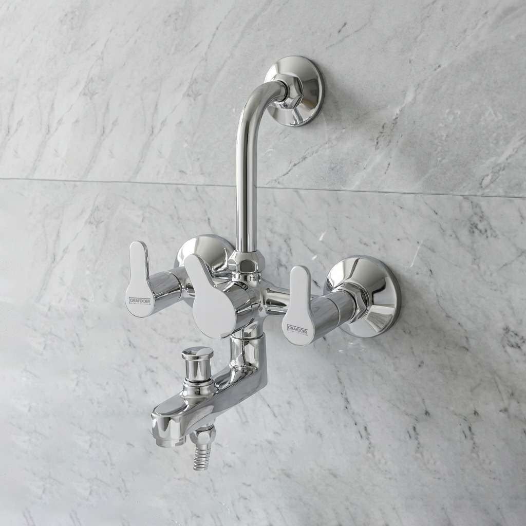 Wall Mixer Three in One with L-Bend