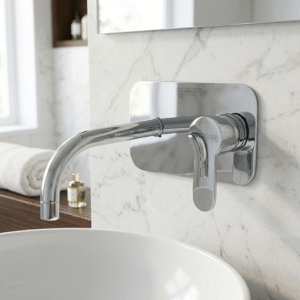 Single Lever Basin Mixer Wall Mounted