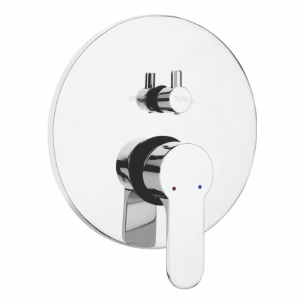 Single Lever Concealed Mixer & Diverter Three Inlet