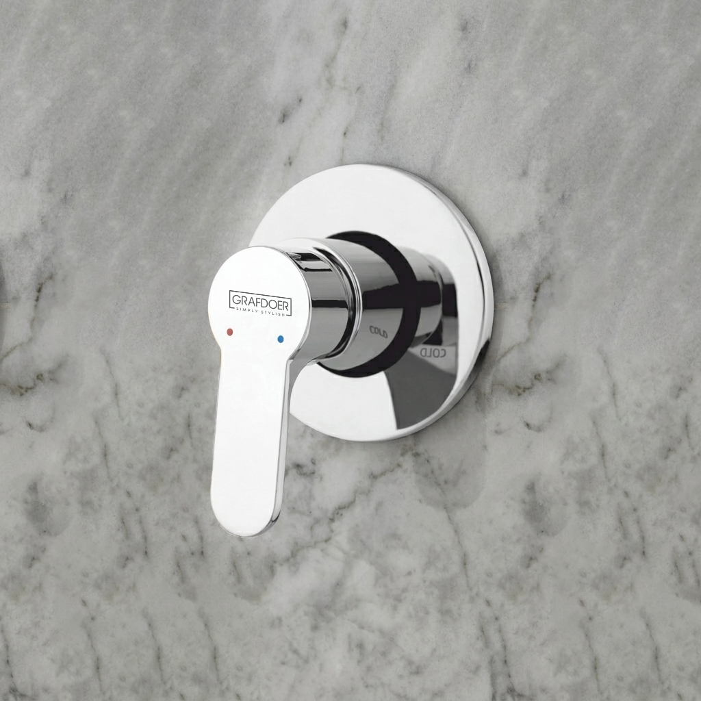 High Flow Single Lever Concealed Mixer exposed