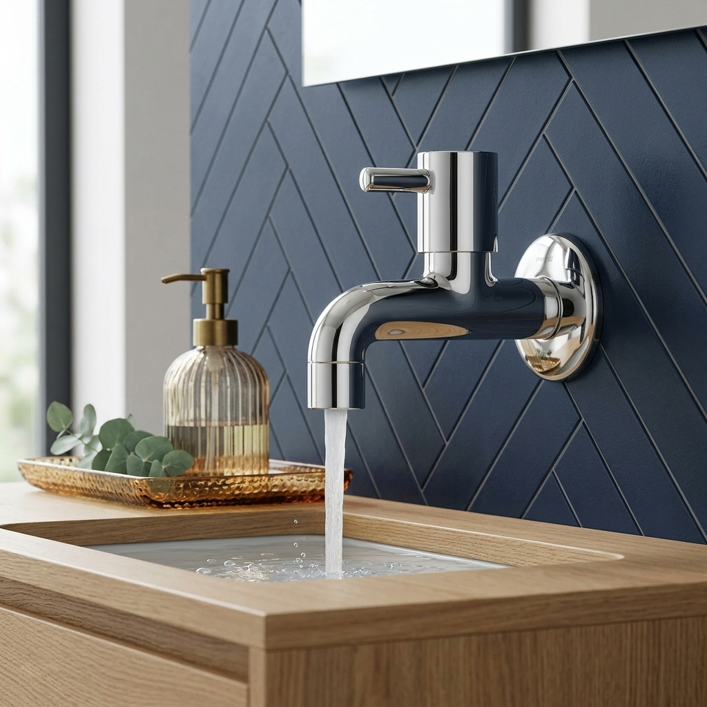 Bib Cock Short Body With Flange