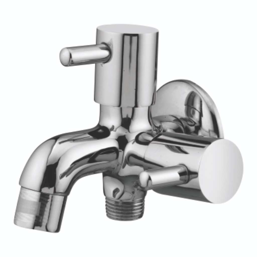 Two Way Bib Cock With Flange