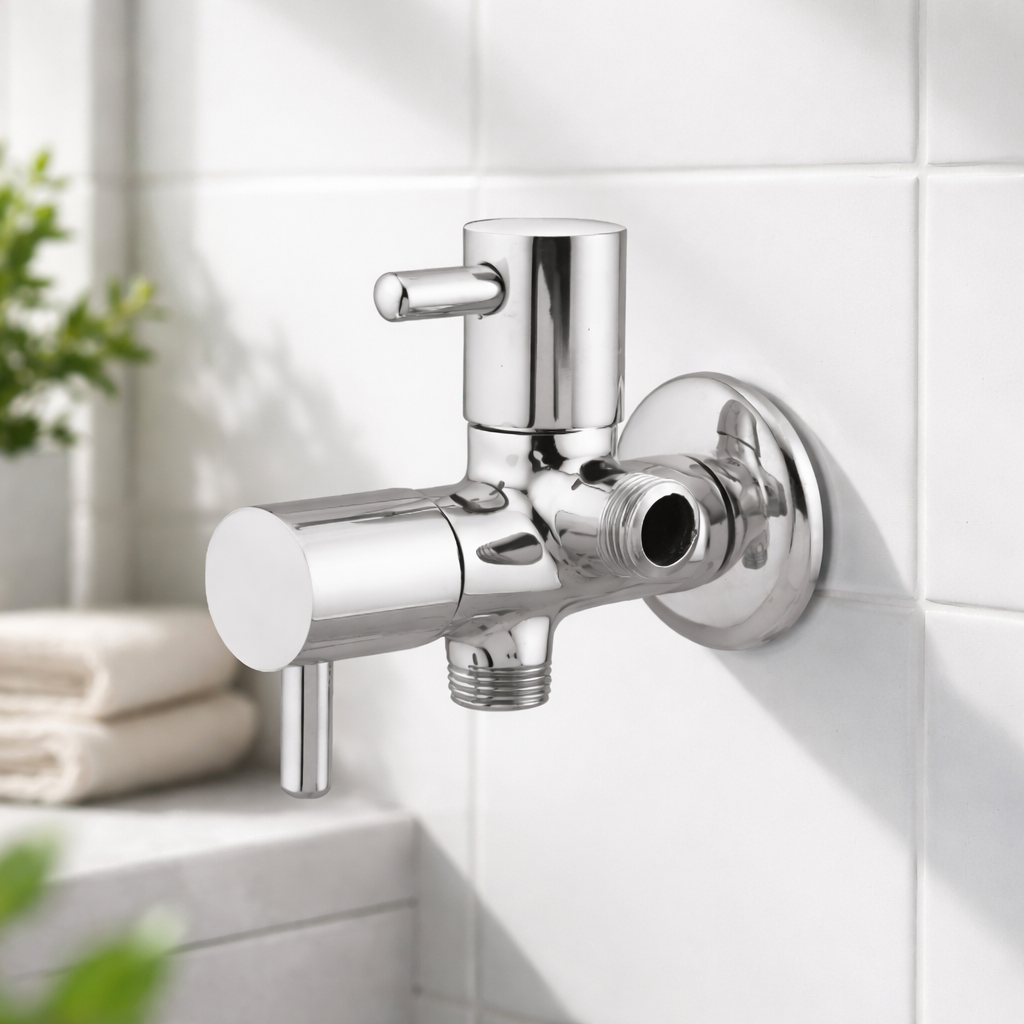 Two Way Angle Cock With SS Flange