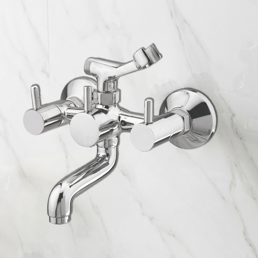 Wall Mixer Telephonic with Hand Shower
