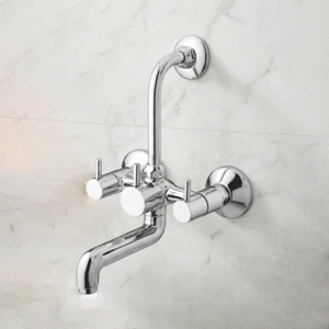 Wall Mixer with Provision for Overhead Shower