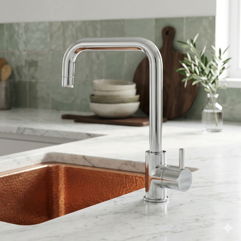 Sink Cock Table Mounted with Long Swinging